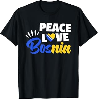 Bosnia and Herzegovina Bosnian Flag T-Shirt