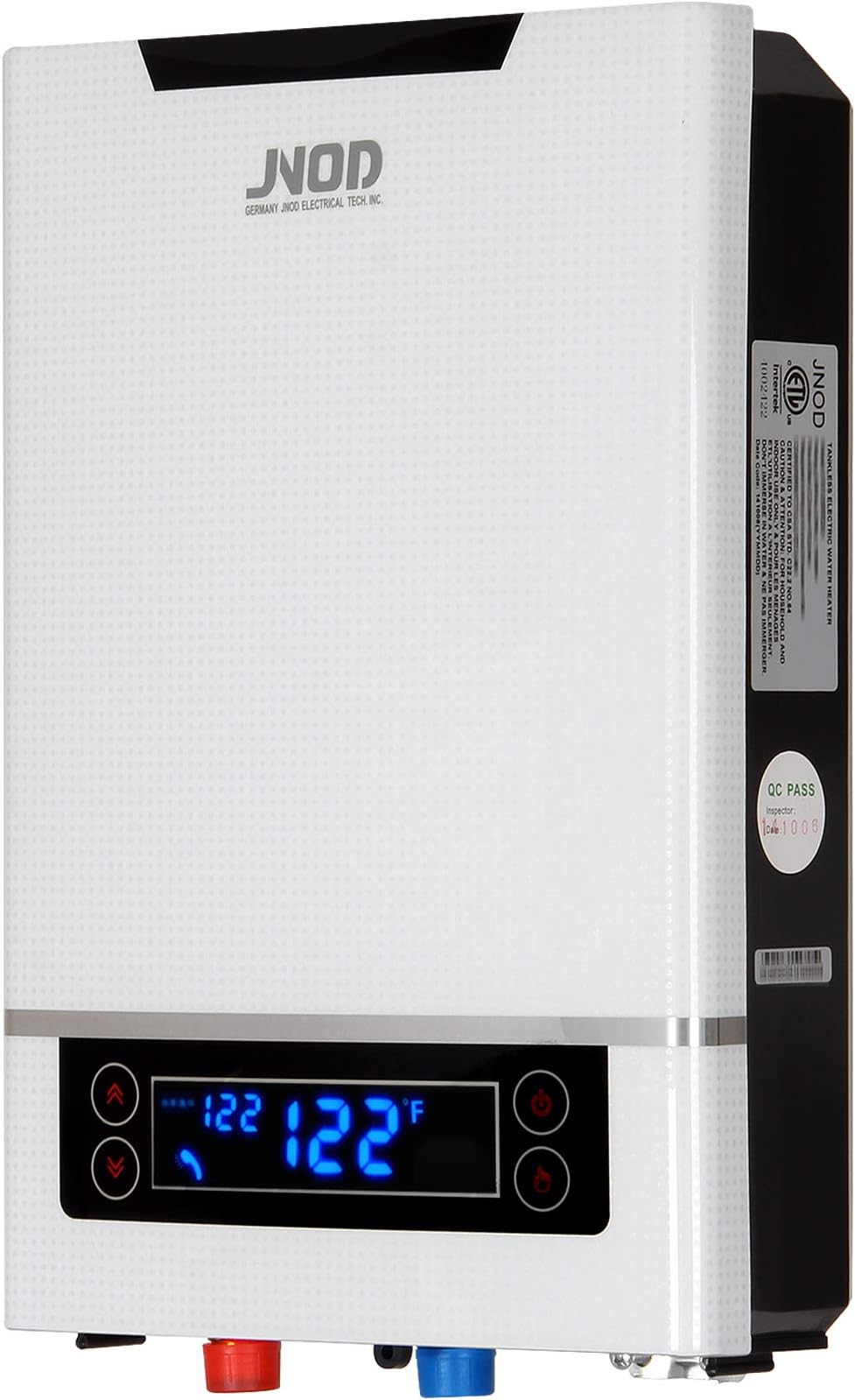 Electric Tankless Water Heater, 11 KW at 240 Volts, 50 Amps Instant On-Demand Hot Shower Heating
