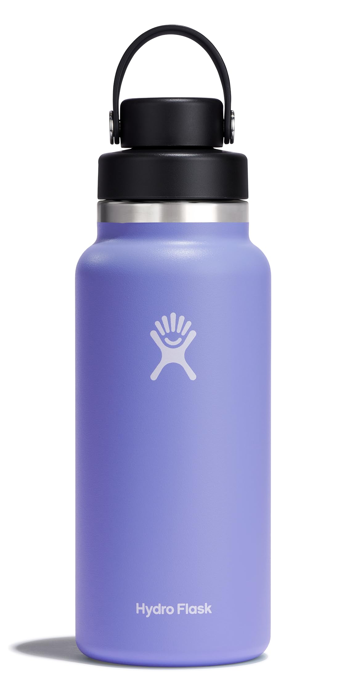 Hydro Flask Wasserflasche – Isolierter Edelstahl – breiter Trinkdeckel mit breiter Öffnung, auslaufsicher, 900 ml, Lupine Purple