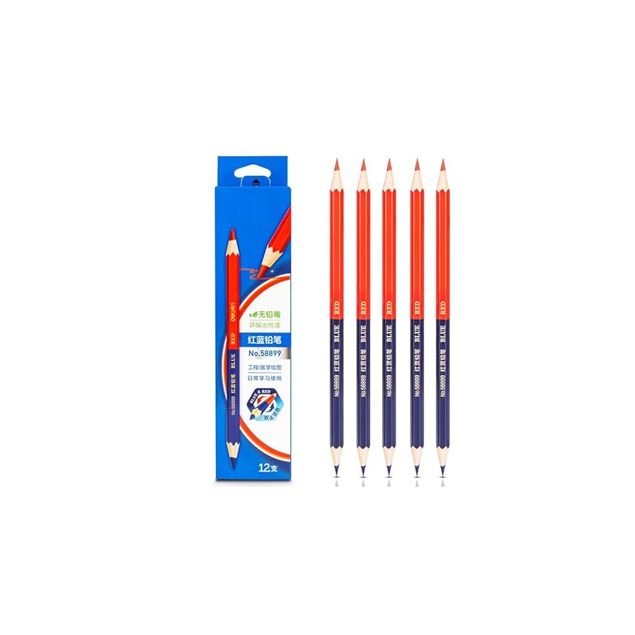 赤　青　鉛筆 Amazon | トンボ鉛筆 赤青鉛筆 8900VP キャップ付 BSA-262 2本入