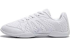CHASSE Apex Women's White Cheerleading Shoes: Elite Cheer Athletics Gear & Dance Sneakers for Girls