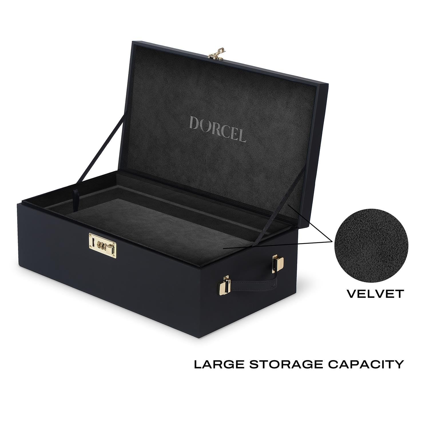 Coffret de rangement de prestige - mallette sextoy - rangement intime - coffret sécurisé - boîte discrète - rangement Dorcel