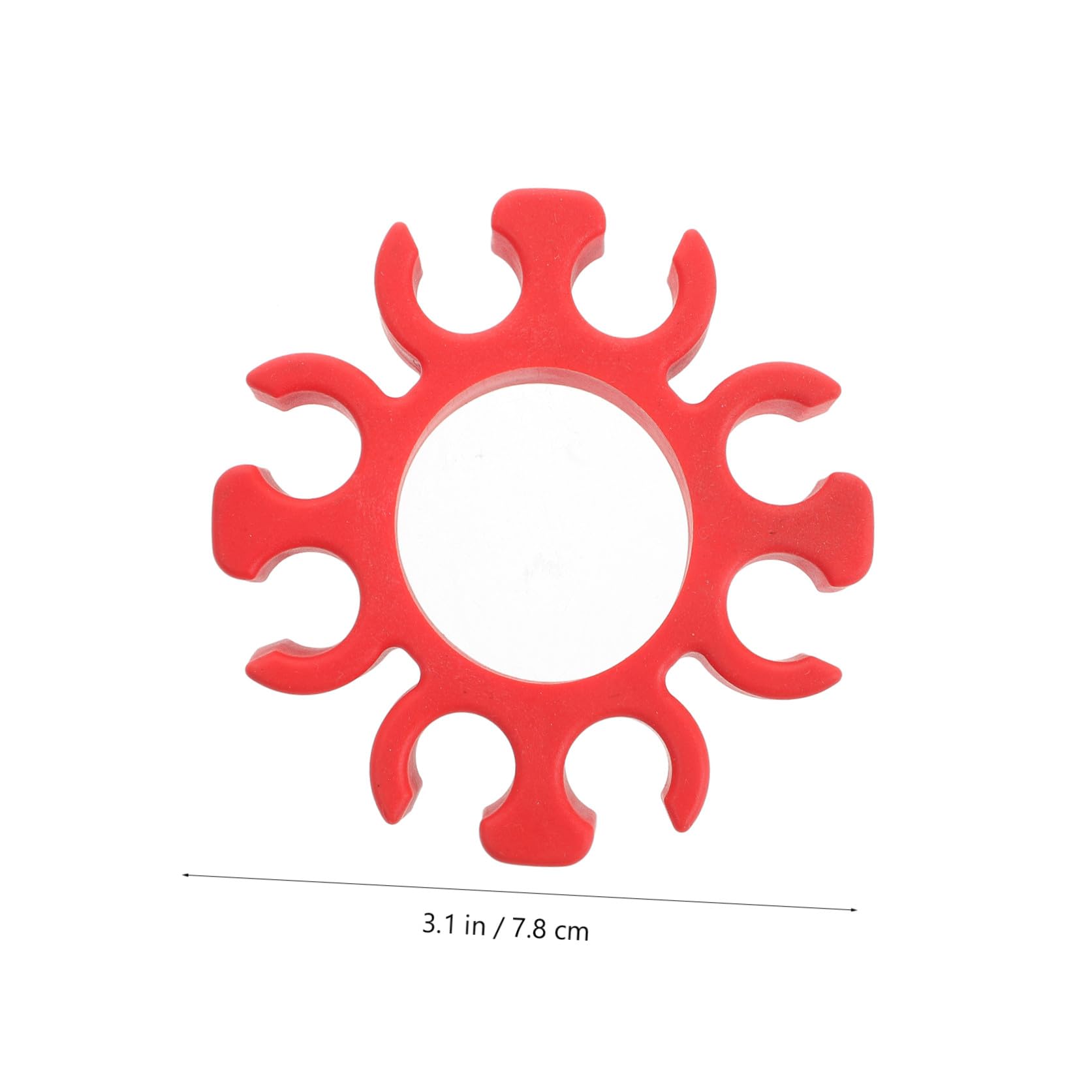 Pince à Baguettes de Batterie pour Protéger Baguettes 5a ou 7a en Silicone Rouge Légère pour Scène et Salle de Répétition