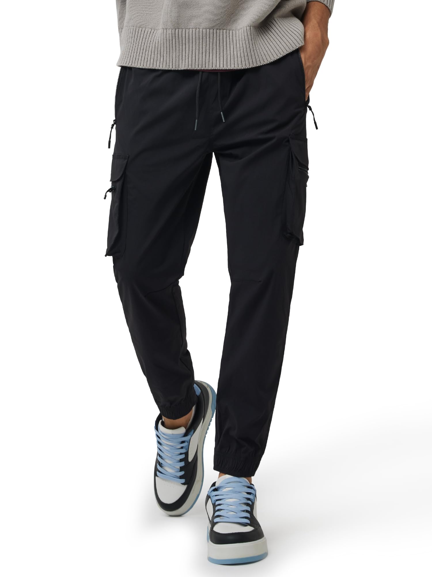 xyxx Men's Skinny Fit Mid Rise Cargo Pant-picture-34