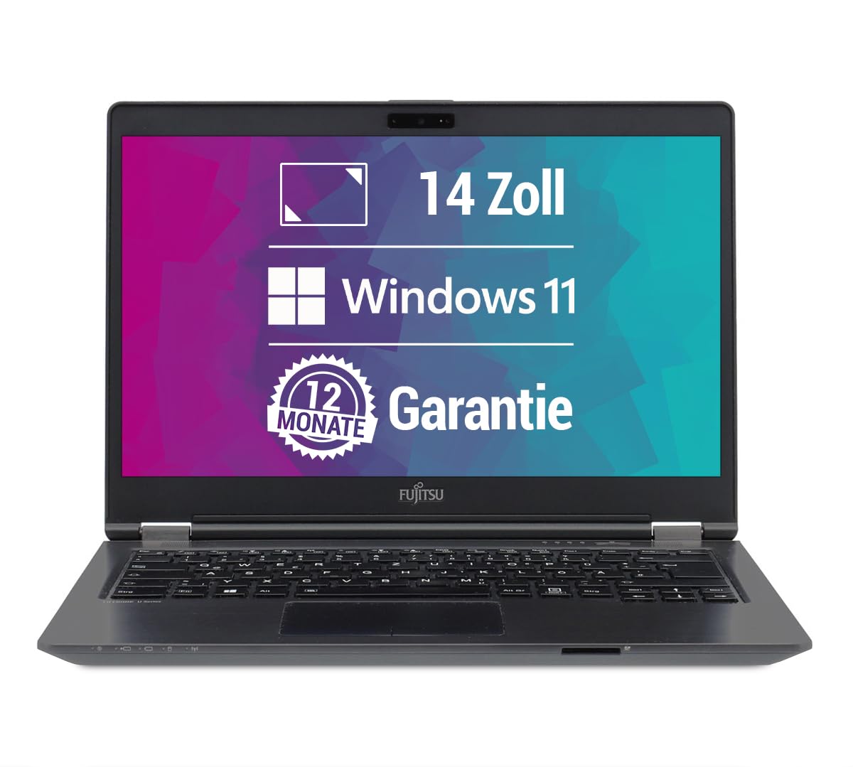 Fujitsu LifeBook U7410 14 Zoll Full HD Laptop Intel Core i5-10210U@ bis zu 4,2 GHz 16 GB 512 GB SSD mit Windows 11 Pro & GRATIS Antiviren-Software inkl. 12 Monate Garantie (Generalüberholt)