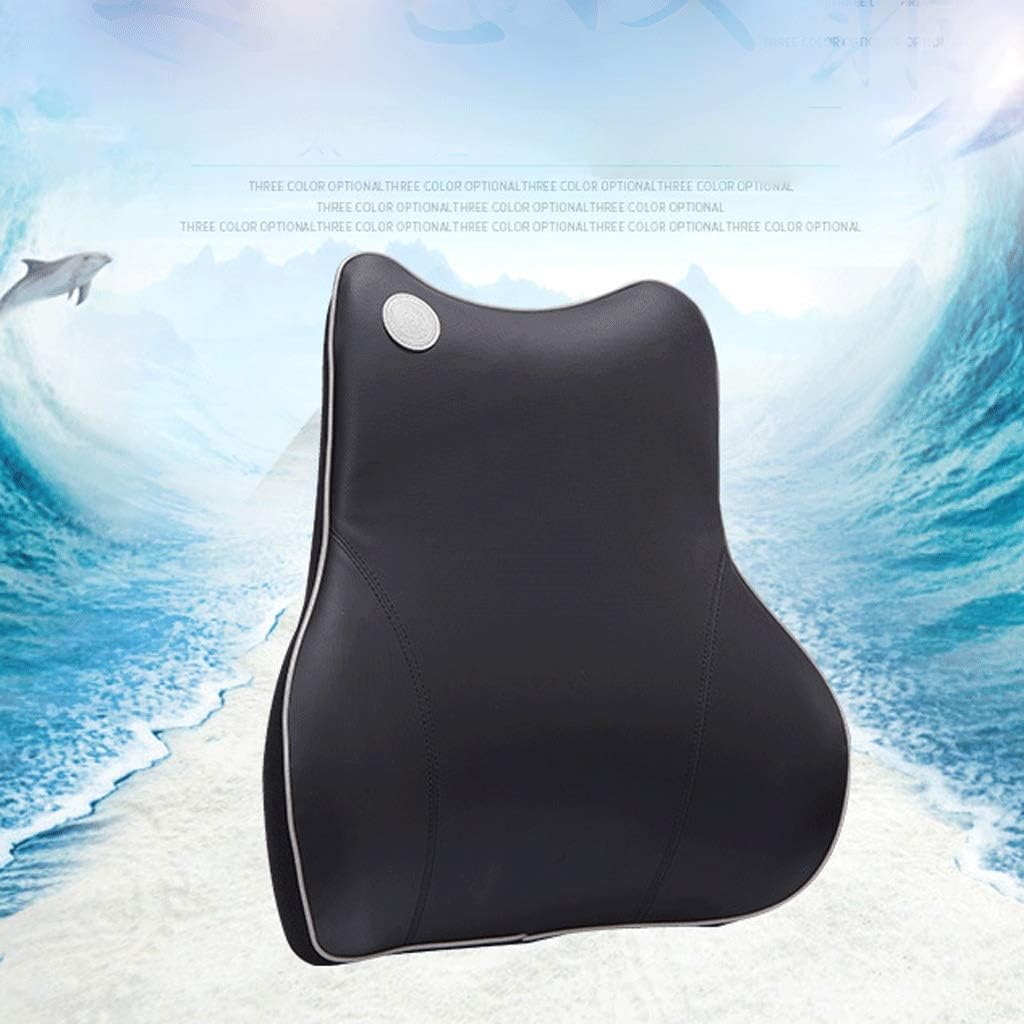 Lumbar Support for Chair, Memory Foam Back Cushion Pillow with 3D Mesh Cover, Large Breathable Ergonomic Lower Pain(D)