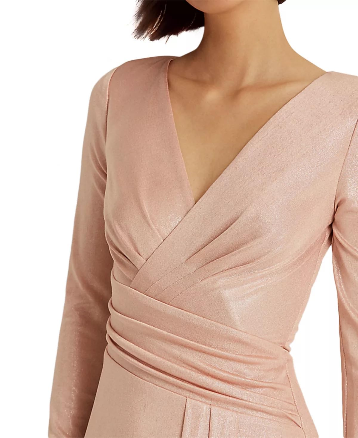 ralph lauren rose gold dress NALA DRESS IN ROSE GOLD – The Party Edition
