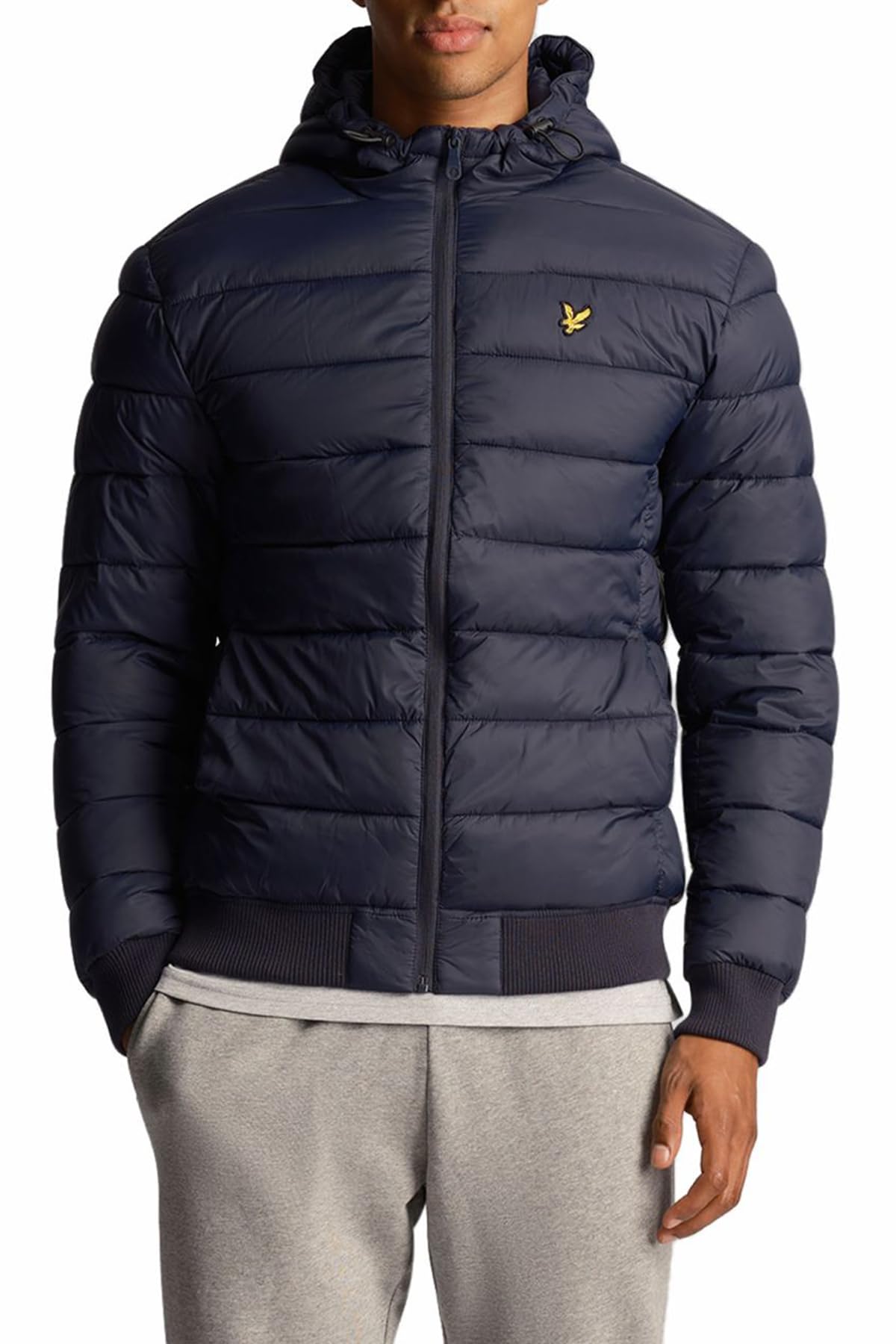 Lyle & Scott Men's Blue Wadded Jacket - Dark Navy - M
