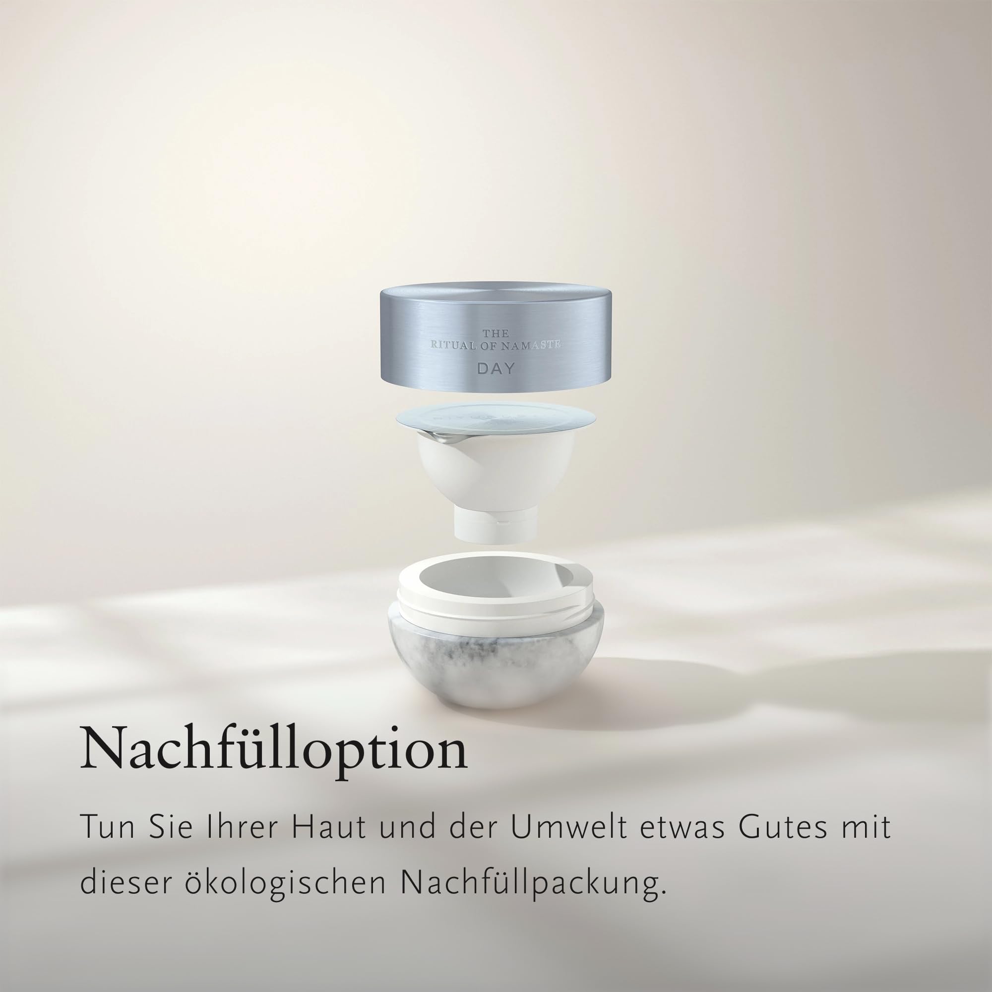 RITUALE Das Ritual von Namaste | Feuchtigkeitsspendende Tagescreme, regenerierende Gesichtspflege mit Hyaluronic Activator Complex, Feuchtigkeitscreme mit Hyaluronsäure | 50 ml