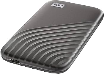 WD 4TB My Passport SSD External Portable Solid State Drive, Grey