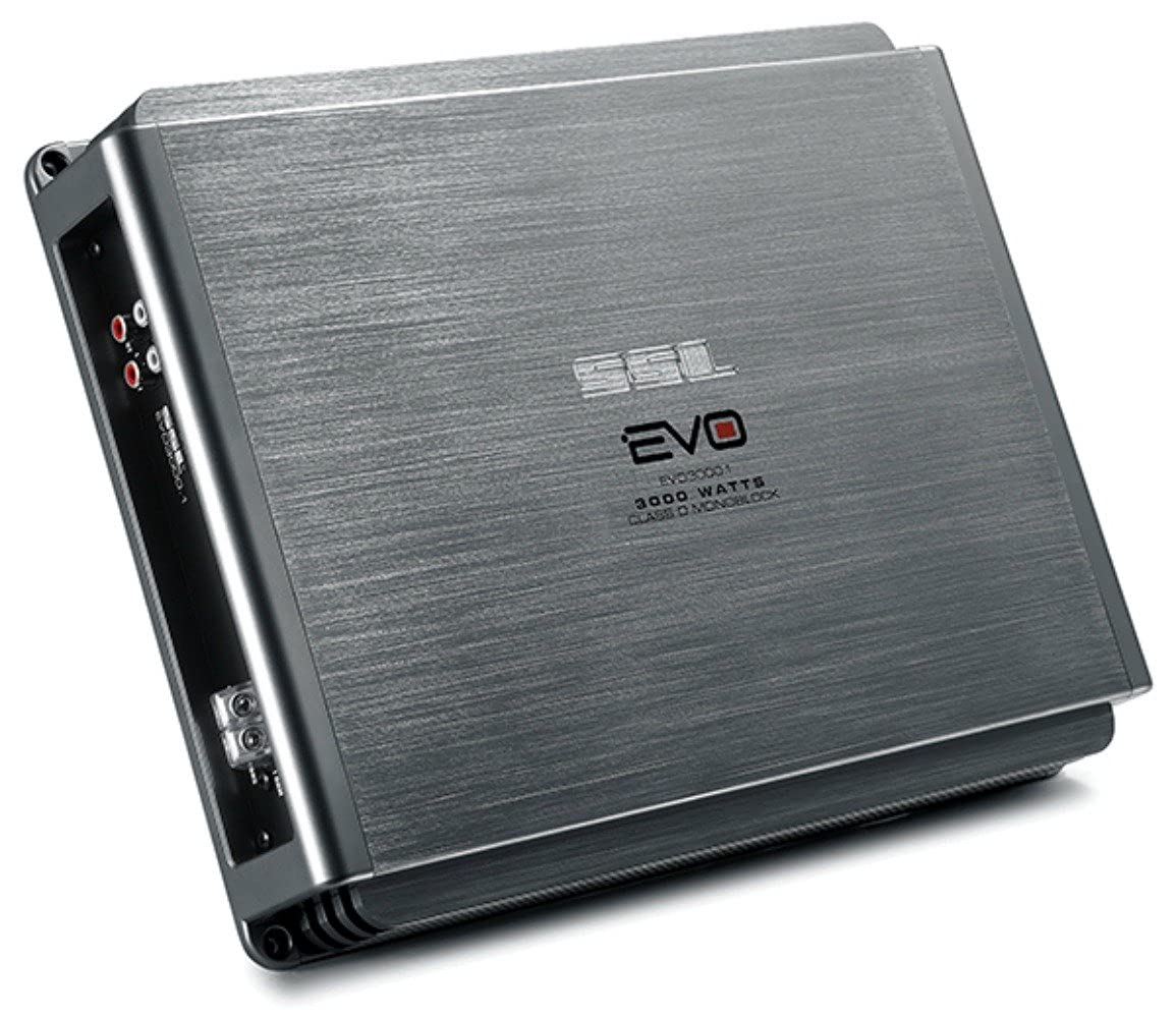 SOUNDSTORM SSL 1 EVO3000.1 amplificatore 1 canale 3000 watt max stabile a 1 ohm specifico per subwoofer classe d con controllo remoto incluso e filtro subsonico, 1 pezzo