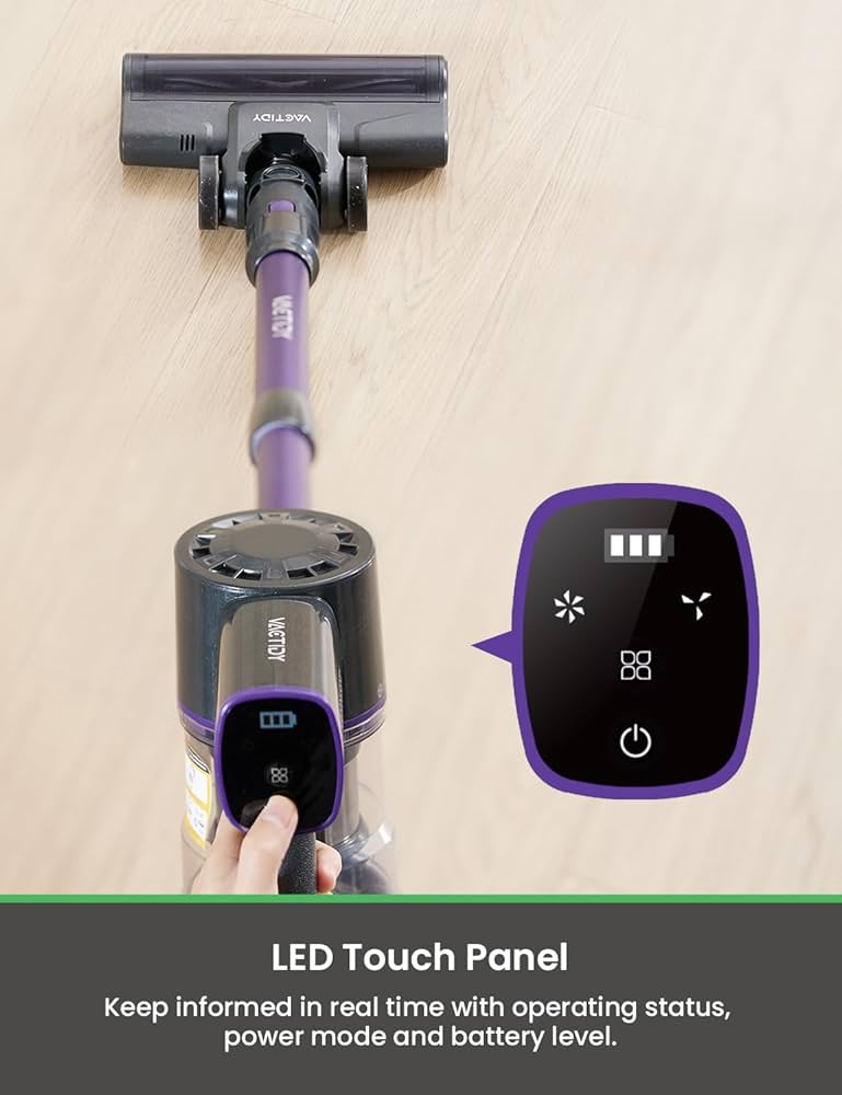 掃除機 コードレス 28KPa強力吸引 Vactidy V8PRO Amazon | V8PRO コードレス掃除機 強力吸引 自立式 | Vactidy