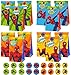 Sacchetti regalo di carta Spiderman, 12 pezzi con 18 adesivi per confezionare regali giveaways per compleanni dei bambini matrimoni feste ecc