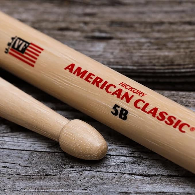 Vic Firth American Classic 5B Baquetas 3 Pares Con Paño miniatura 6