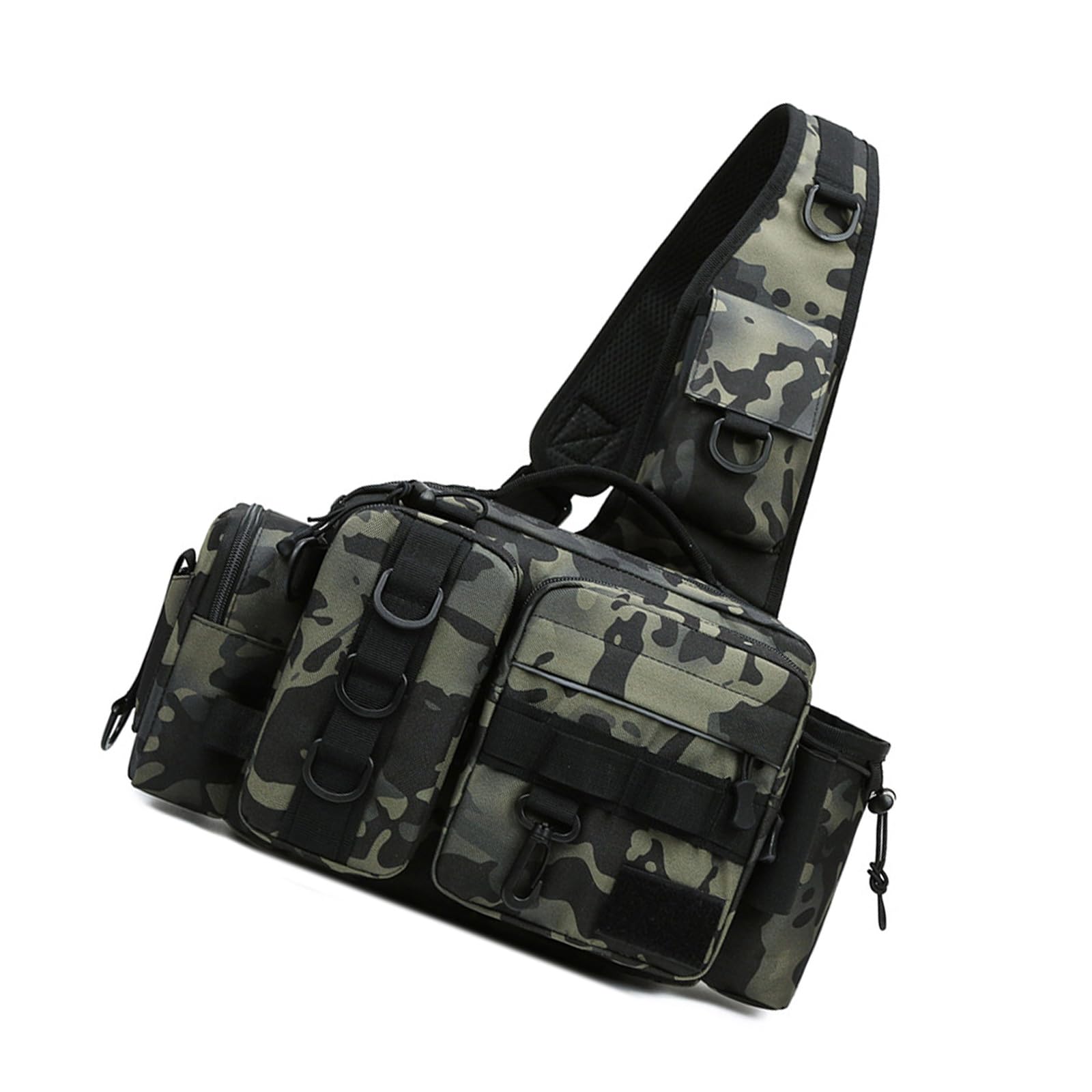 Borsa da campeggio di grande capacità impermeabile multifunzionale esche marsupio borsa a tracolla all'aperto borsa da pesca borsa per esche borsa da pesca borsa per attrezzi da pesca borsa