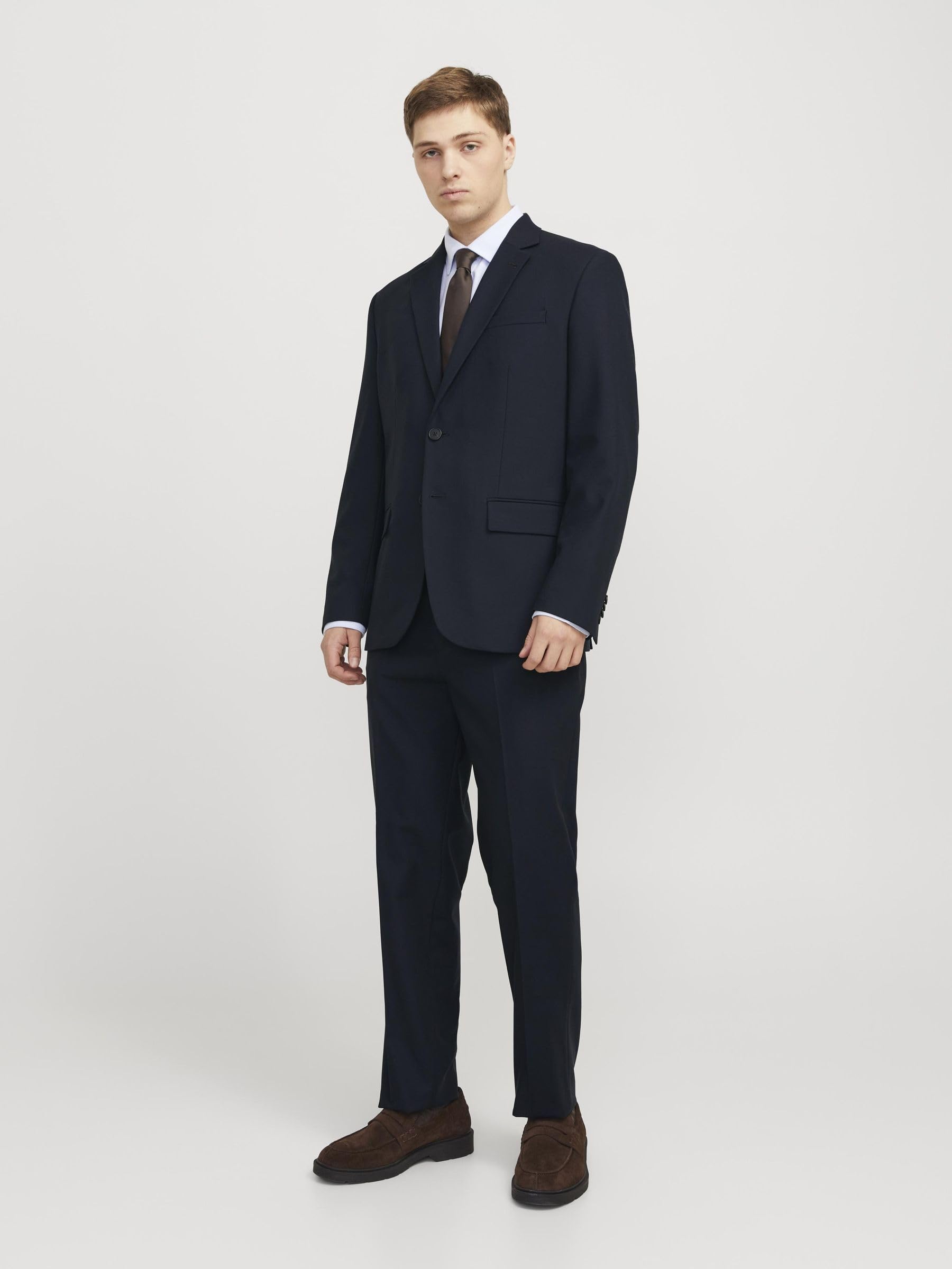 JACK&JONES JPRTHEO Trouser Noos, Blu Scuro/vestibilità: vestibilità Regolare, W56