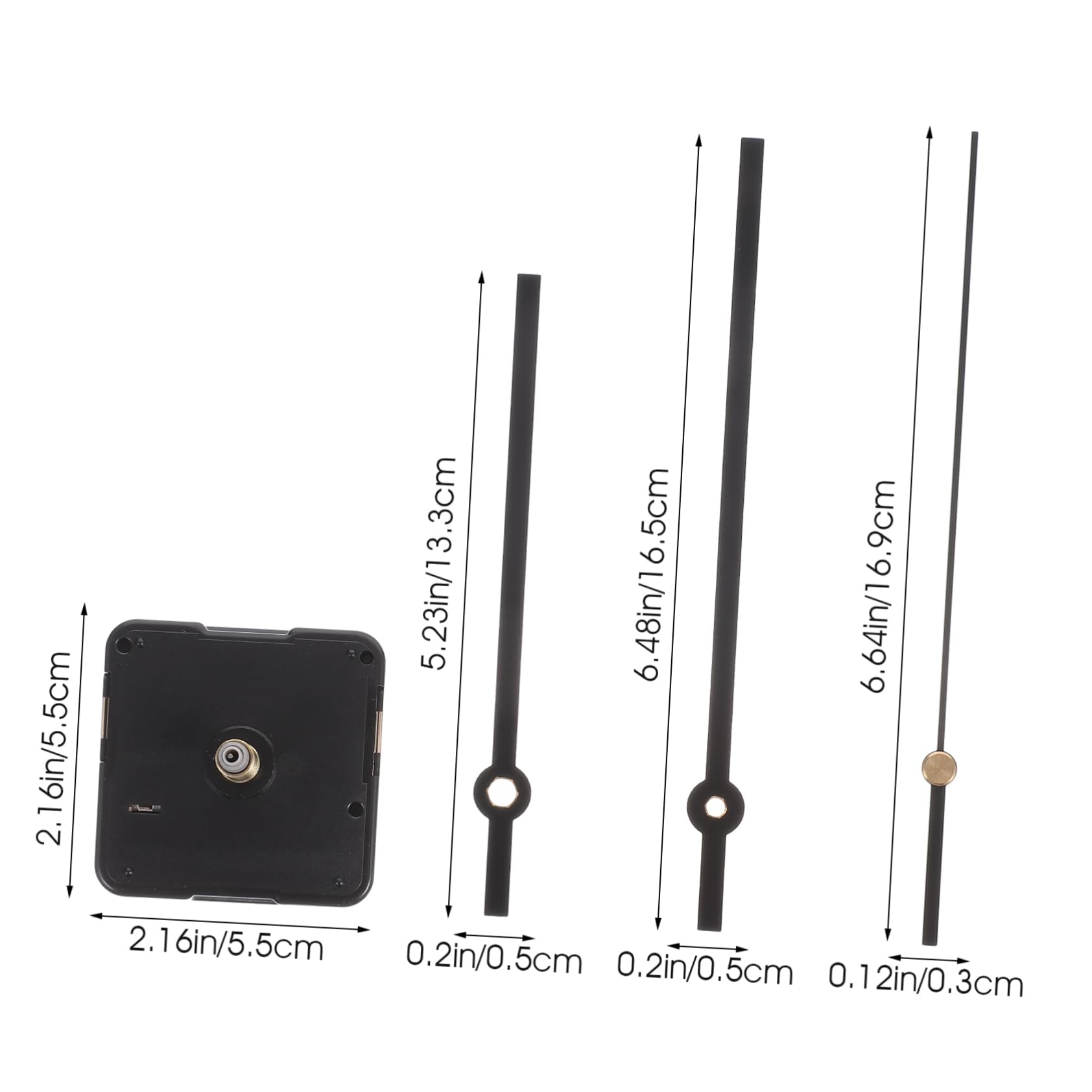 Clock Hands Uonlytech Silent Clock Movement Kit - DIY Replacement ...