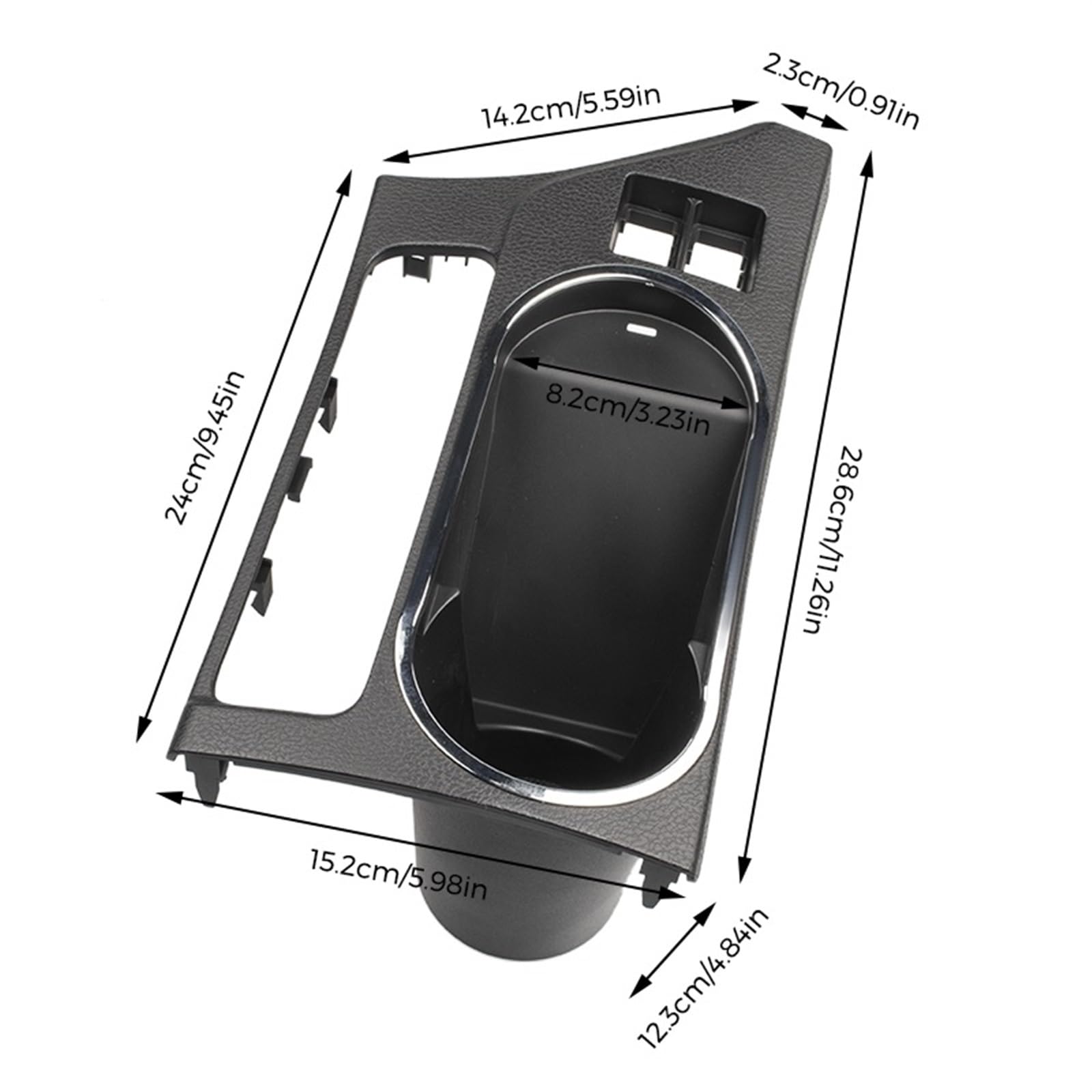 Caricabatterie for auto Qi Standard Caricabatterie wireless 10W Ricarica rapida Carola/Levin 2017-2018
