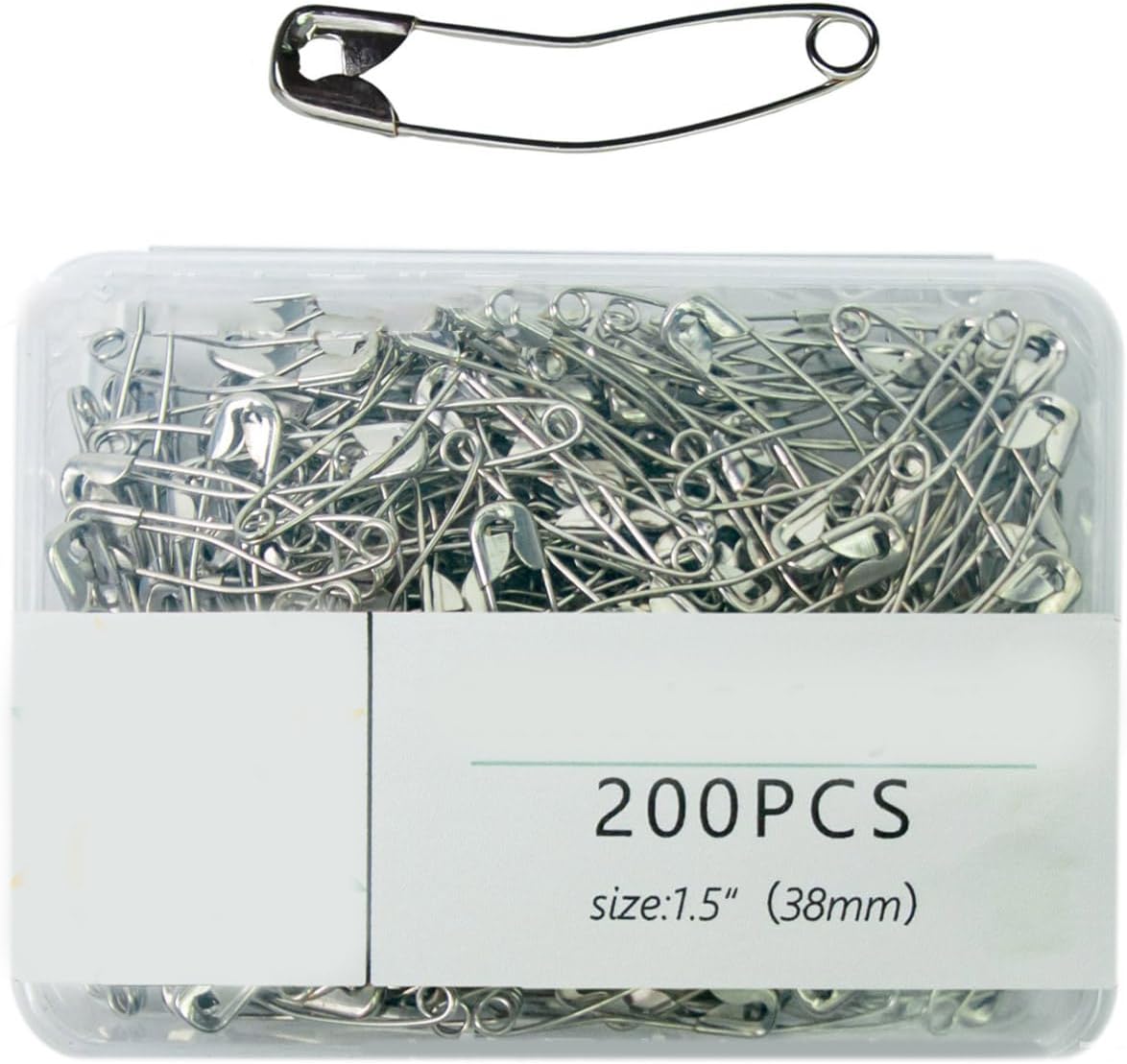 Pack of 200 Curved Pin 38MM or 51MM Basting for Sewing Art Craft Carbon Steel Quilting Sewing Pin