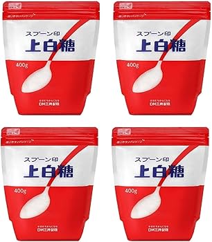 Amazon.co.jp: スプーン印 上白糖400gx4袋 砂糖/上白糖/てんさい糖