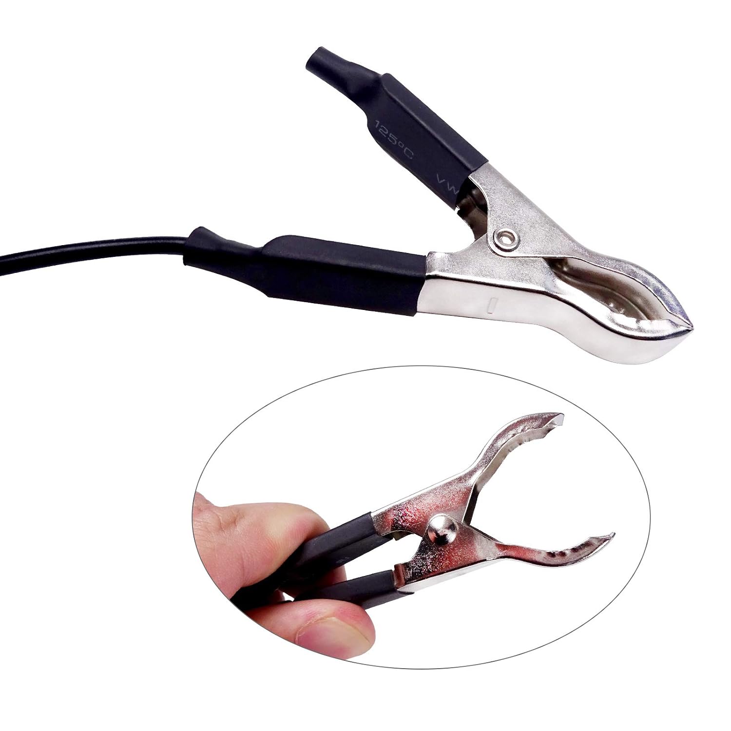 Goupchn Auto Ignition Pickup Probe HT25 Inductive Secondary Capacitive Sensor with Three Ends Test Lead