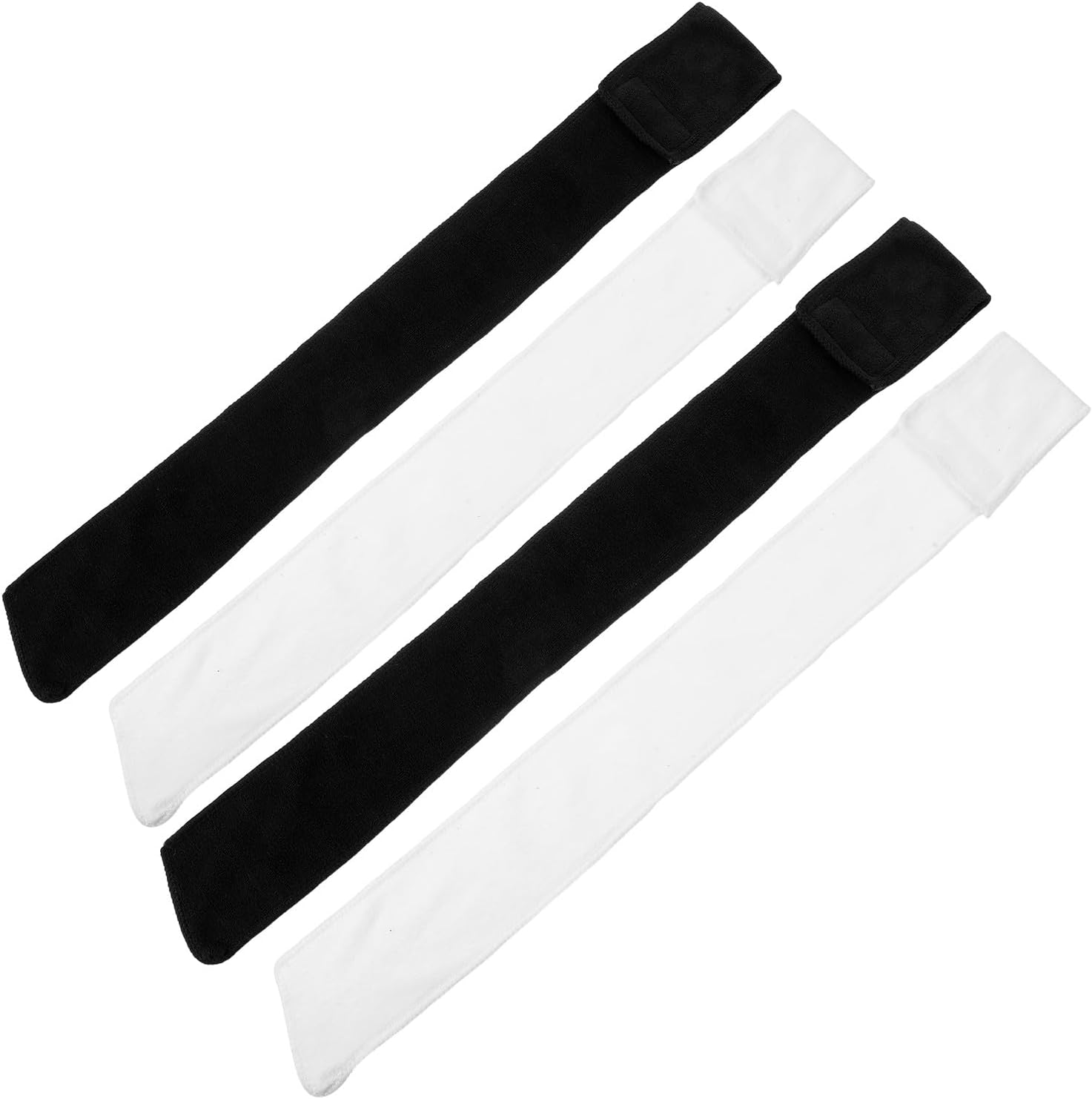 4pcs Football Hand Towel - 22" Thin Streamer Sports Sweat Towel with Hook & Loop Closure - Soft Microfiber Hand Wipe for Gloves Gym Pitching and Football Accessories