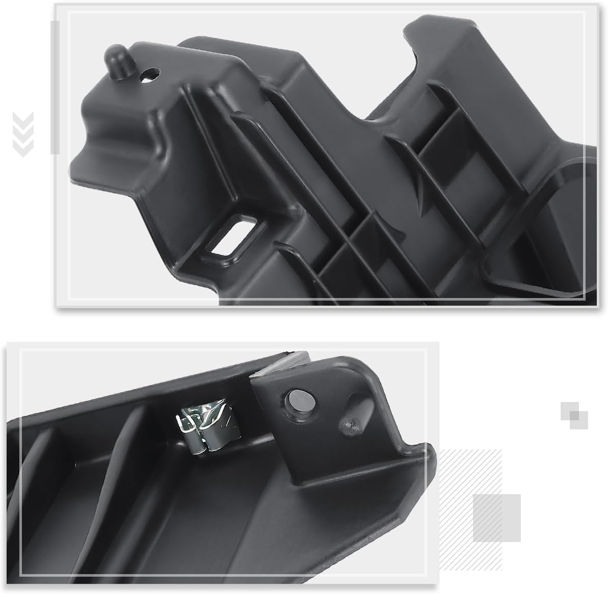 Dash Panel Double DIN Radio Mounting Bracket Compatible with 03-07 Silverado Sierra Tahoe Yukon