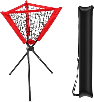 Hikeen Baseball Tees - Batting Tee with Portable Tripod Stand for Softball Hitting Training, Includes Carrying Bag