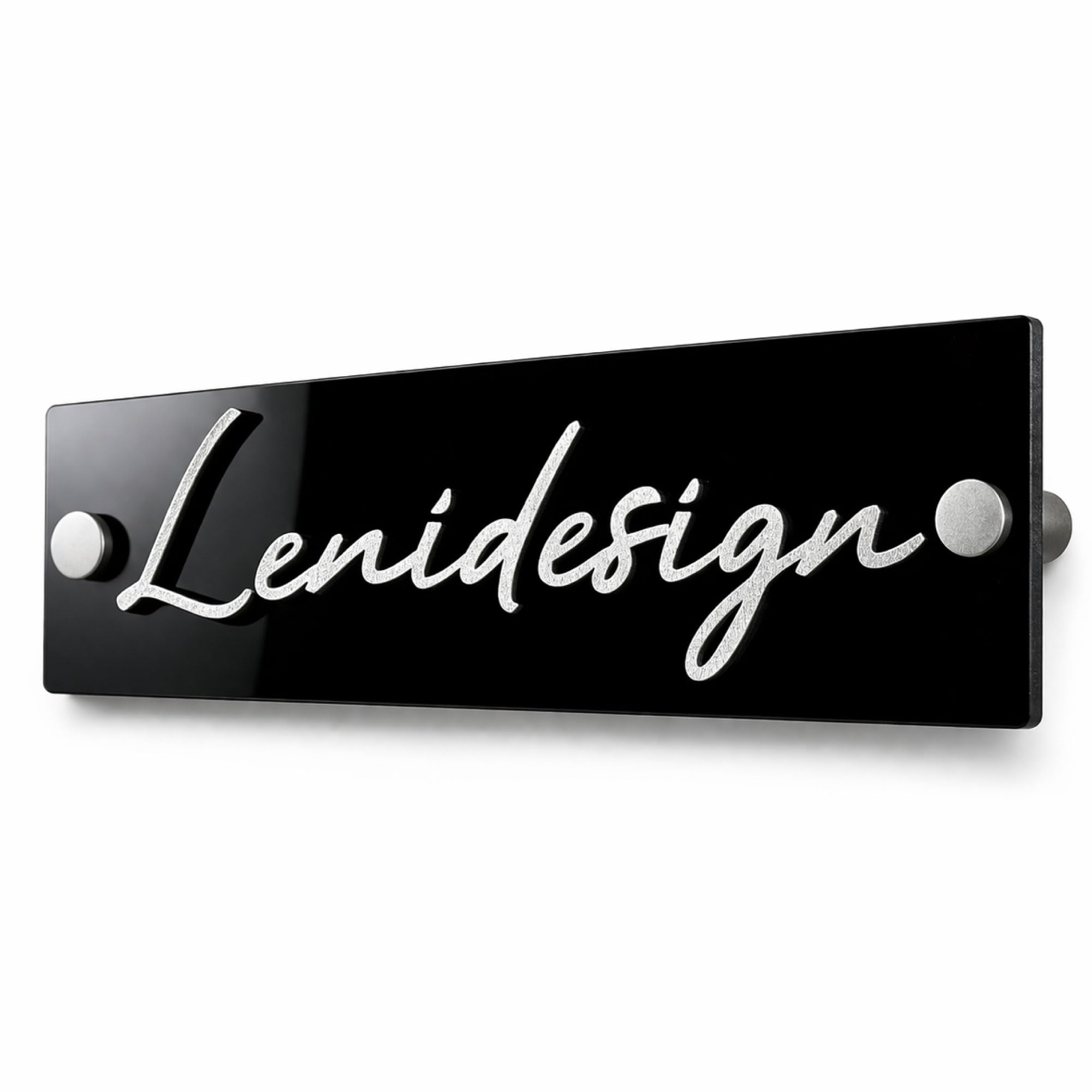 Plaque de porte personnalisée plexiglas – Bureau, Cabinet, Airbnb – Signalétique premium – Fabrication française