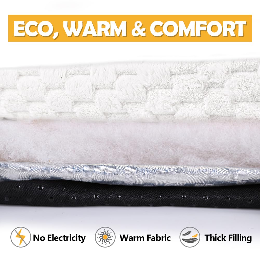 Cuccia Autoriscaldante Per Gatti E Cani XIAPIA - Coperta Termica Senza Elettricità - Morbida E Lavabile - 2 Misure - Foto 6