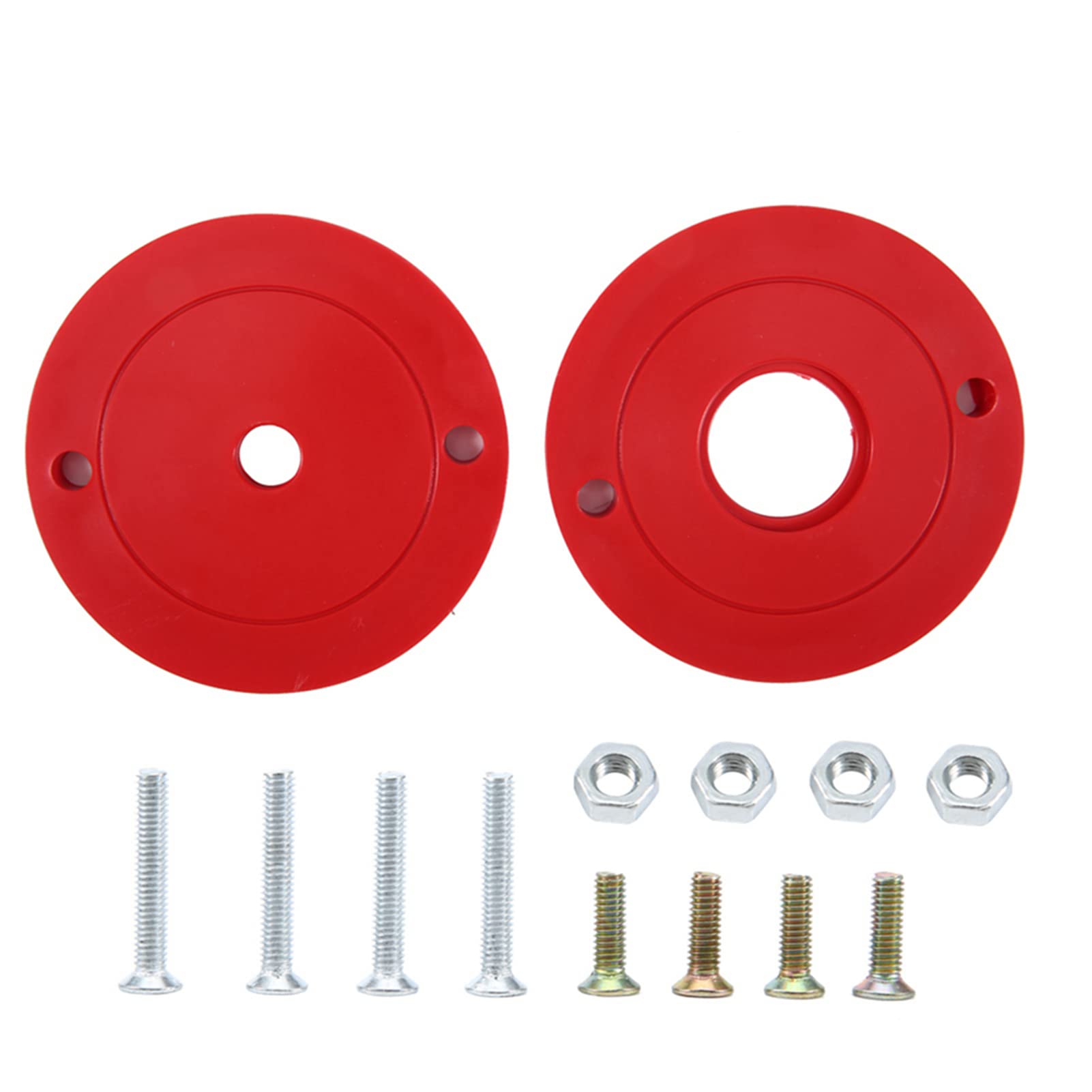Placa de Inserción Mesa del, Accesorios para Herramientas eléctricas Accesorios para rebajadoras Enrutador con Guía Pasador Inserción Rápida Anillos 300 mm x 235 mm x 9,5 mm