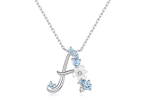 Sterling Silver Initial Necklace: Personalize Your Style with Shimmering Elegance
