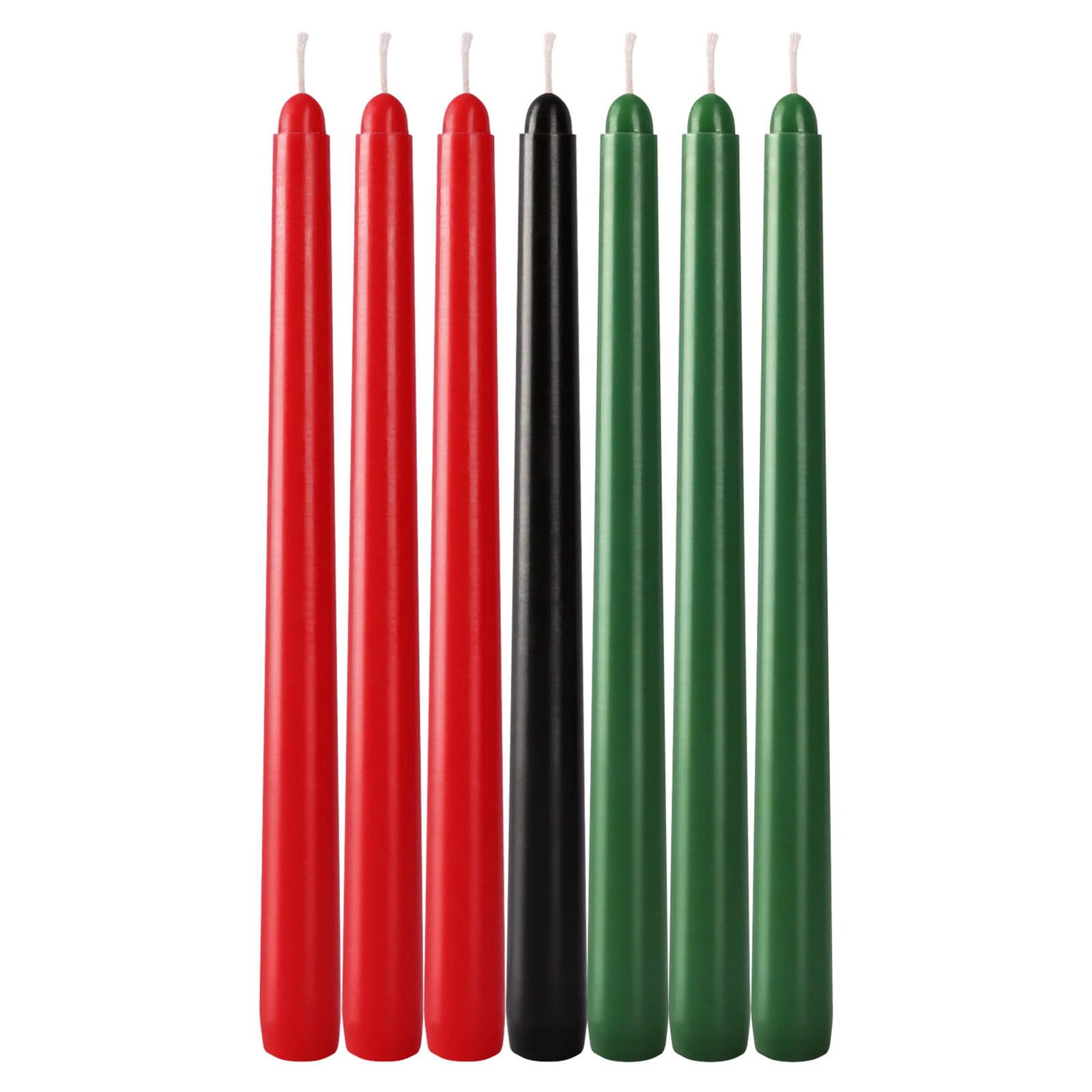 ETAWDE 7pcs Unscented 10inch Colorful Tapers Long Stick Aromatherapys for Wedding Birthday Parties Home