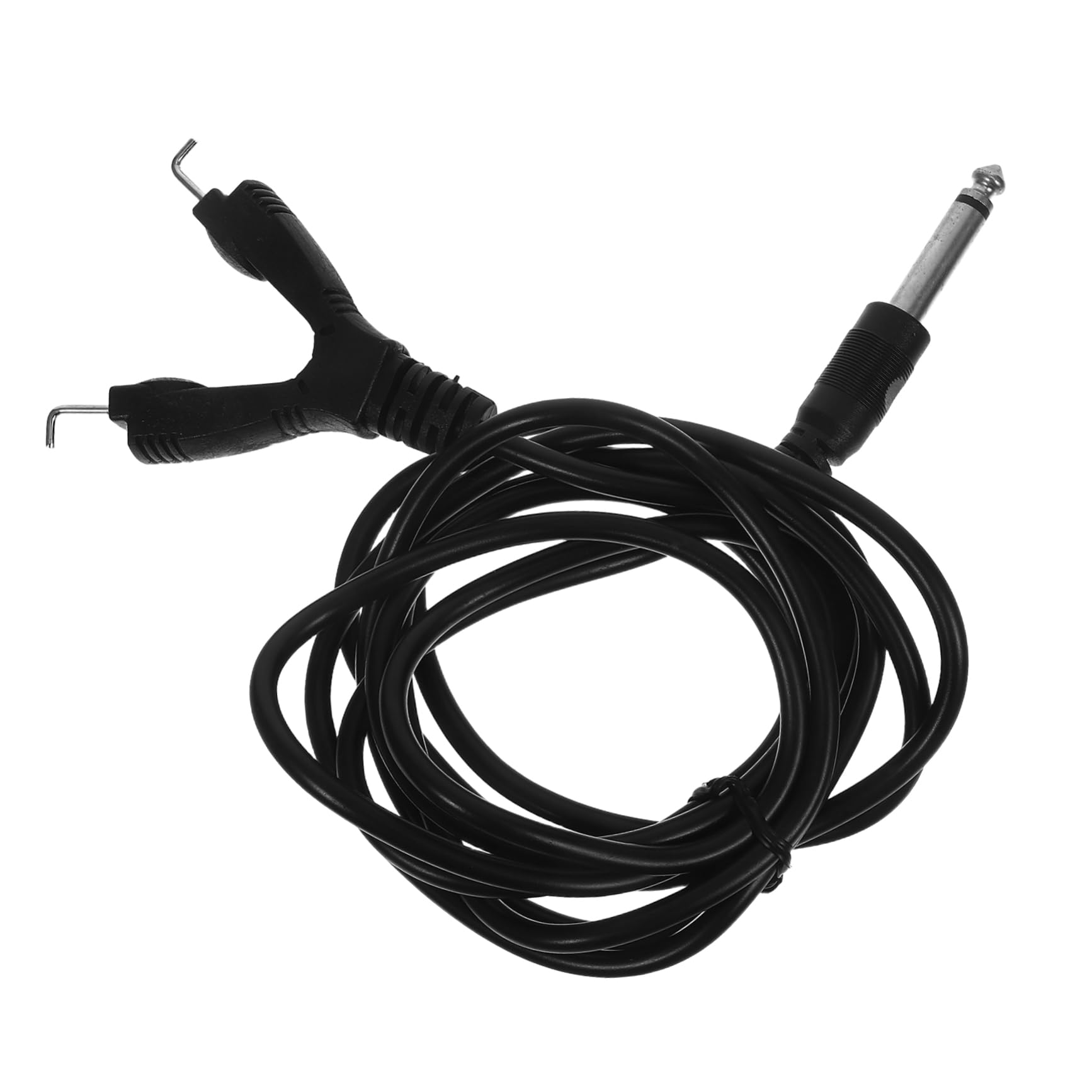 Healeved 2.5m Clip Cord Silicone Power Supply Wire for Machines Heavy Duty Black Clip Cord for Tattoo and Standard Mono Plug Connection