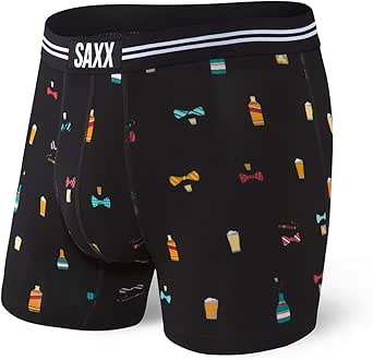 SAXX Men's Underwear - Vibe Super Soft Boxer Briefs with Fly and Built