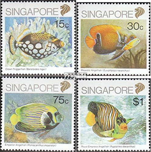 Prophila Collection Singapore Michel.-No..: 579-582 (Completa Edizione) 1989 Pesci marini (Francobolli per i Collezionisti) Acqua Animali