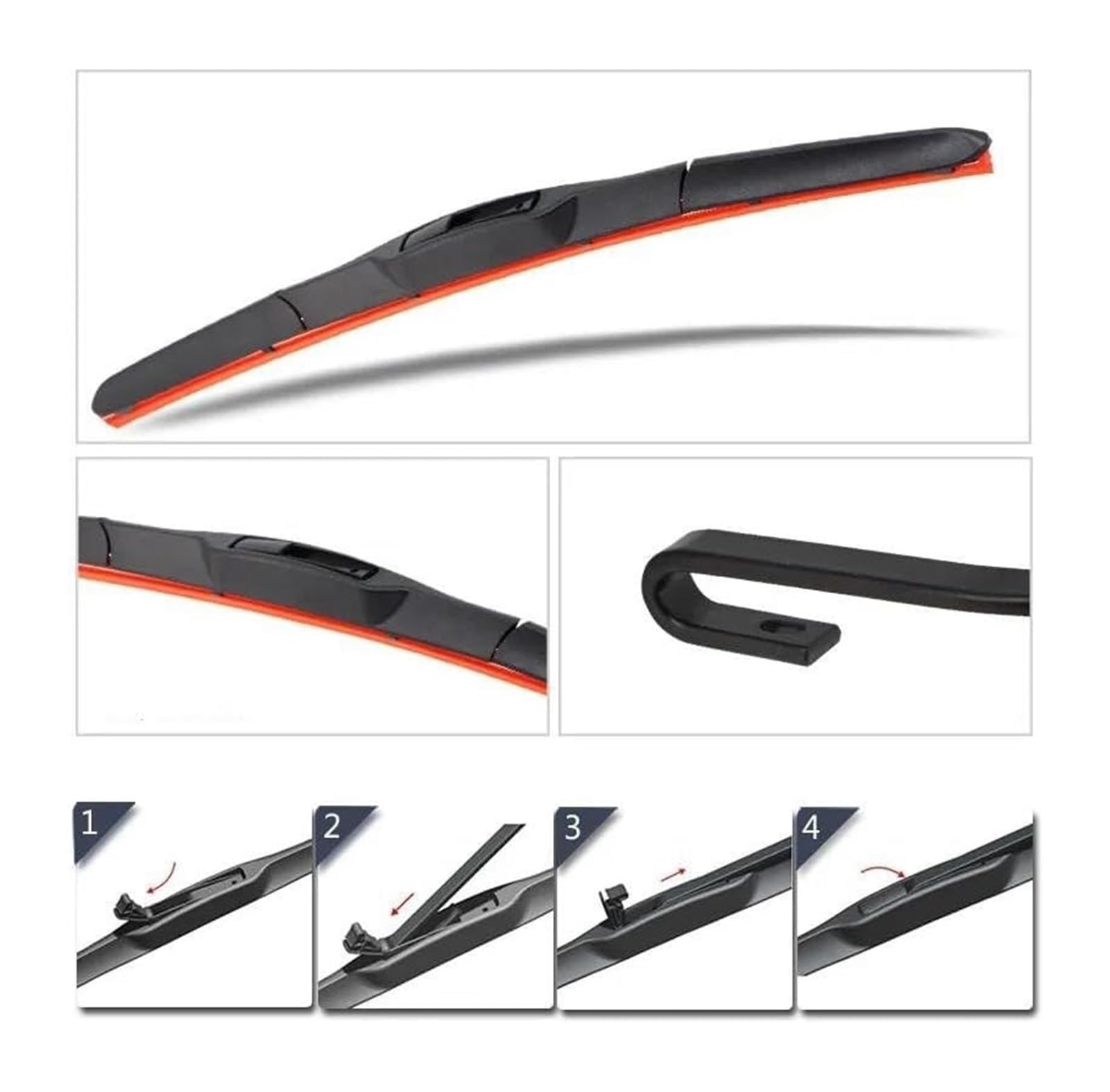 Per 944 19"+ 1985-1992 Lunotto Anteriore Lavavetri Parabrezza Spazzole Tergicristallo Auto Braccio Tergiscristallo Anteriore(RIGHT WHEEL DRIVER)