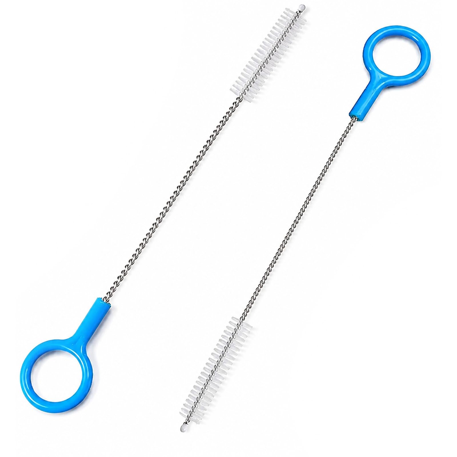 2 Pcs Straw Cleaner,Flexible Straw Cleaner Brush,Reusable Straws Brush with Stainless Steel,for Baby Bottles Tumblers & Hummingbird Feeders