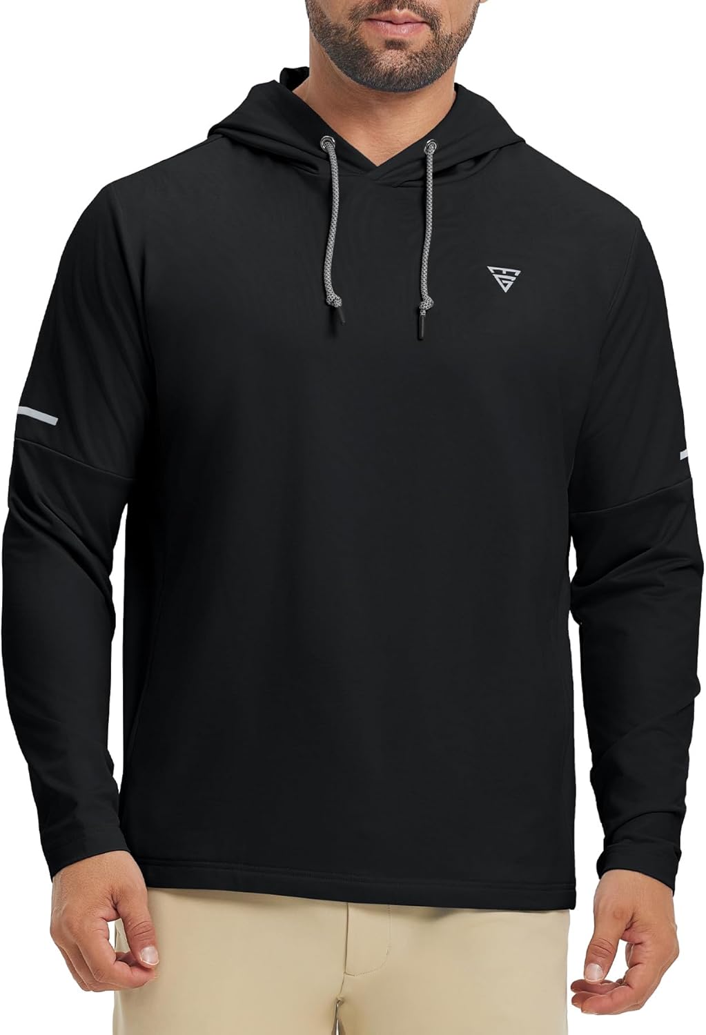 M MAELREG Hoodies for Men Golf Fleece Hooded Sweatshirts Dry Fit Athletic Lightweight Casual Midlayer Mens Hoodies Pullover - Image 2