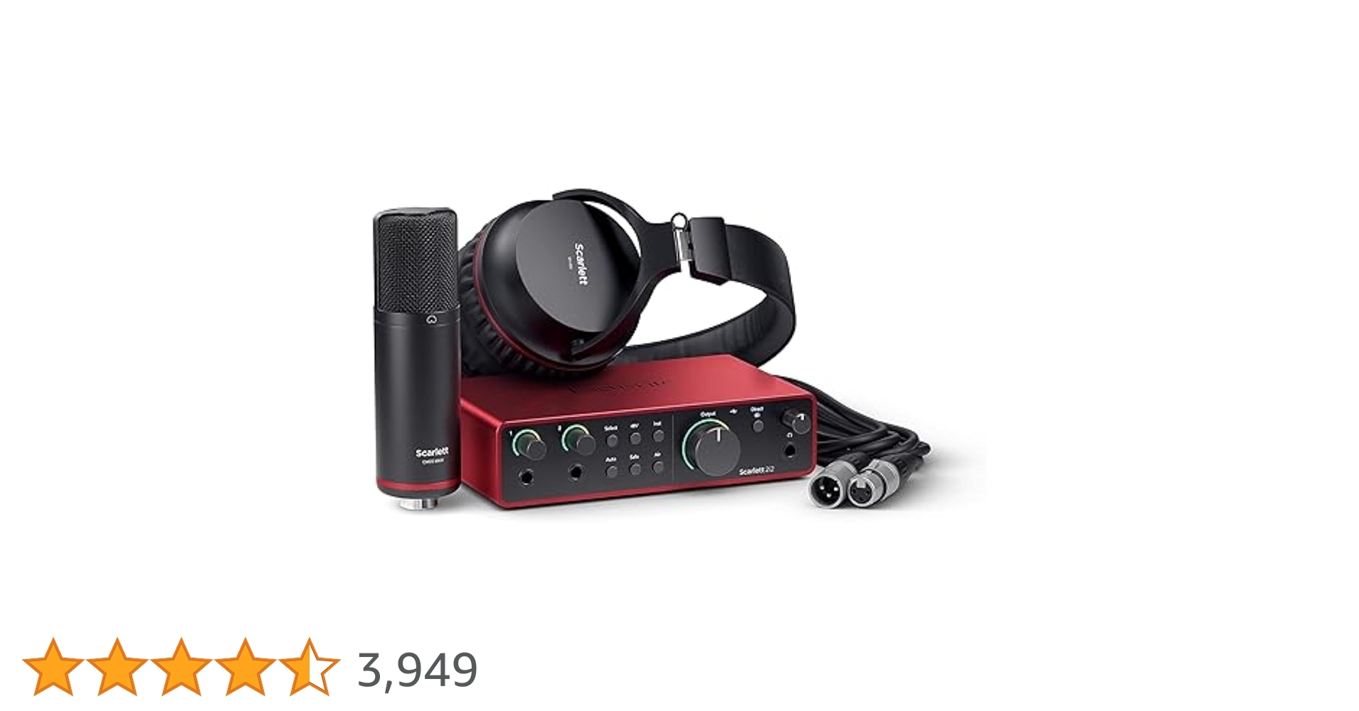 Amazon.co.jp: Focusrite Scarlett 2i2 Studio 第4世代 USB