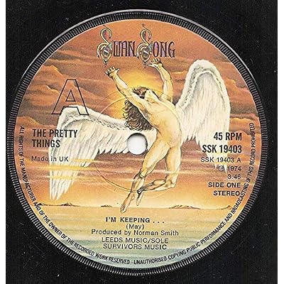 I'm Keeping 7 Inch (7" Vinyl 45) UK Swan Song 1974