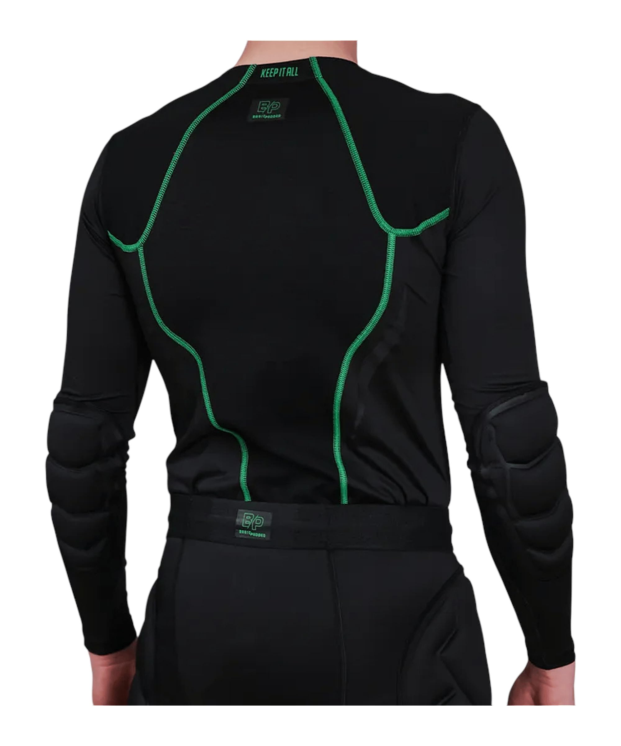 KEEPERsport - Torwart Unterziehshirt gepolstert - langes Protektionsshirt für Torhüter Underwear - Größe: 128-XXL