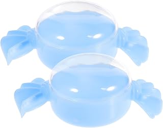 2pcs Creative Candy Shaped Plastic Storage Box for Jewelry and Snacks | Design, Easy to Clean, Carefully Crafted for Housewarming and New Year Use