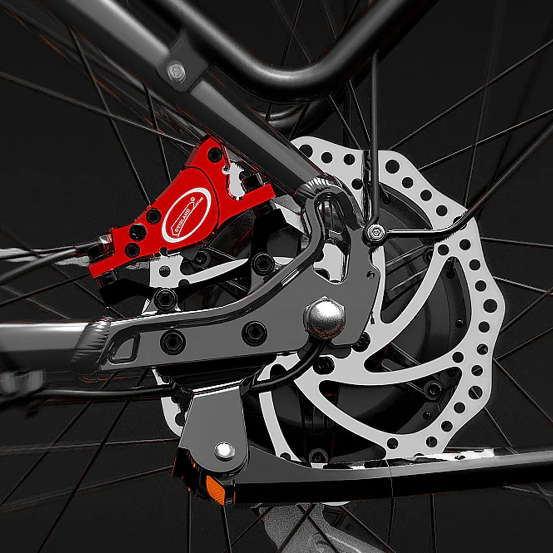 LANKELEISI La mountain bike elettrica Dukawey Silvertip8 è dotata di una batteria al litio da 52 V 20 Ah e pneumatici larghi 26 pollici.
