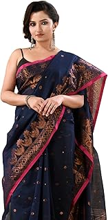 dB DESH BIDESH Women cotton silk tant handloom saree mysore party, wear sarees latest, design wedding, kanjivaram georgett... Price In India