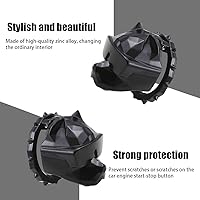 Vista 3 de zipelo Cubierta de botón de arranque del coche, pegatina de protección del botón del interruptor de encendido del motor del interior del vehículo