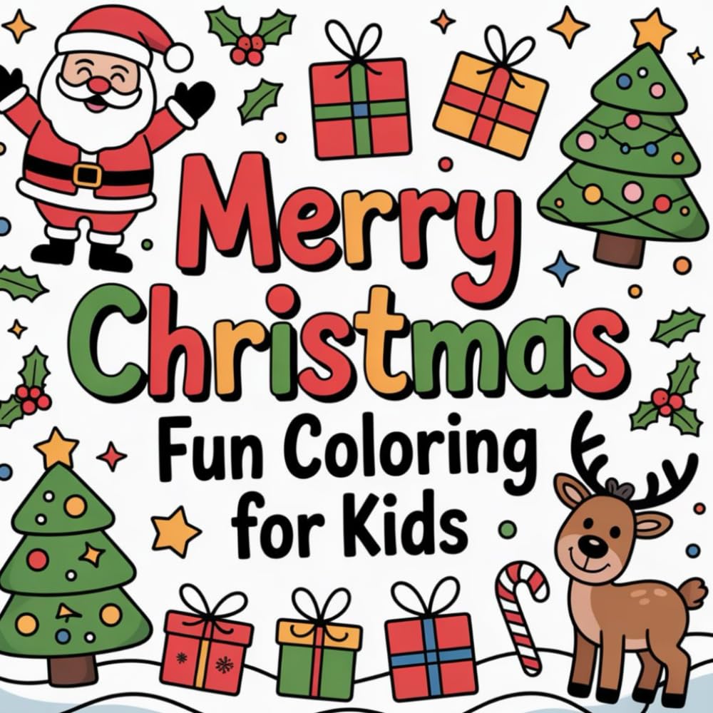 Merry Christmas – Fun Coloring for Kids