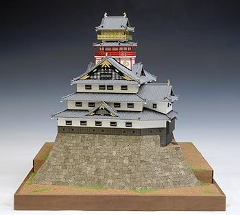 Amazon | ウッディジョー 1/150 安土城 改良版 木製模型 組み立て