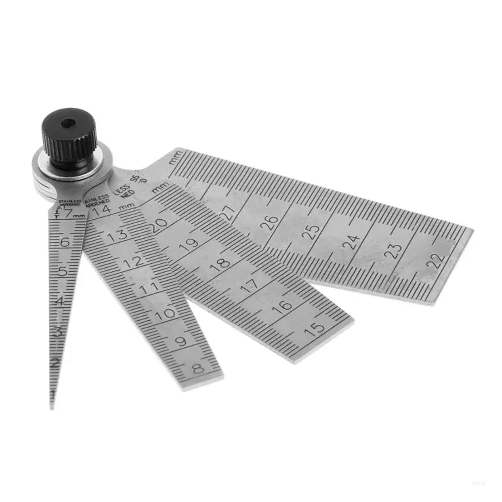 Feeler Gauges, 68UE Welding Taper Gauge Set 0-29mm Stainless Steel for Gap Depth Ruler