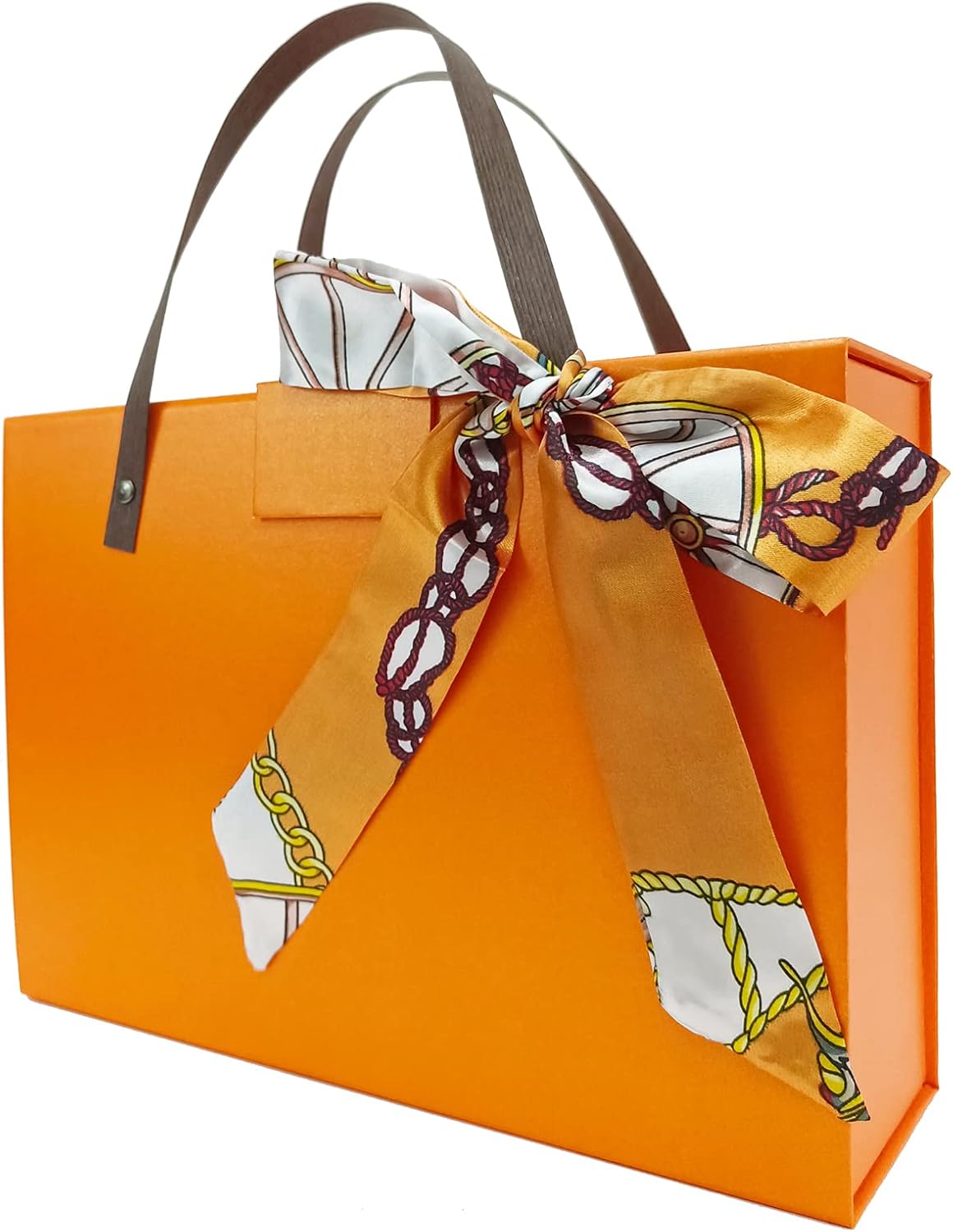 Orange Gift Box 11x7.6x3.5 Inches Large Gift Box with Lids and